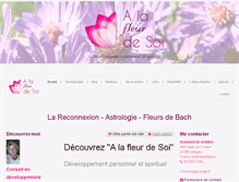 Tablet Screenshot of alafleurdesoi.com